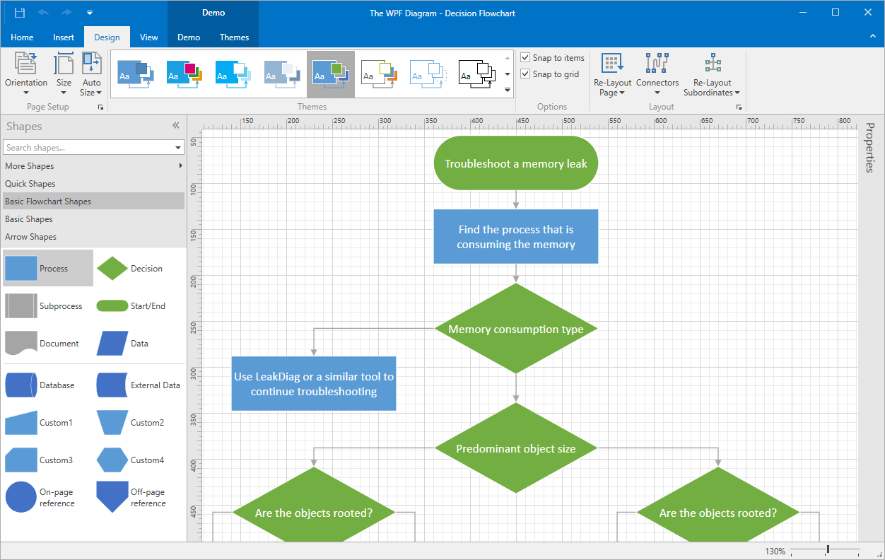 DevExpress WPF Diagram Desktop HD