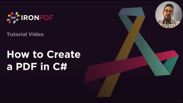 How to Create a PDF in C# using IronPDF