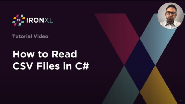 How to Read CSV files in C# using IronXL